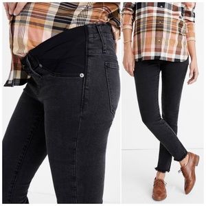 Madewell Maternity Side-Panel Skinny Denim Jeans Size 30